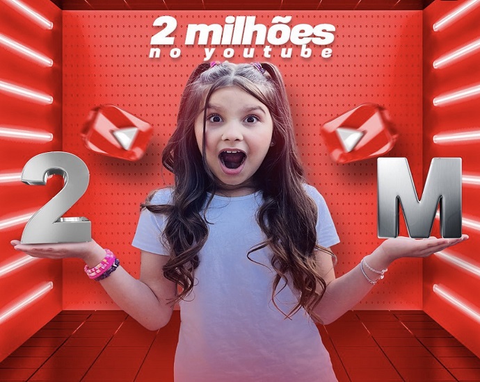  2 MILHÕES: digital influencer Cacau Haxkar , de apenas 9 anos, alcança números surpreendentes de seguidores