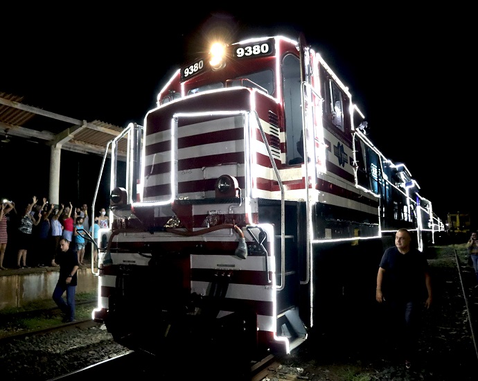 + NATAL: Trem iluminado da Rumo passará por Jales no sábado, dia 2 de dezembro