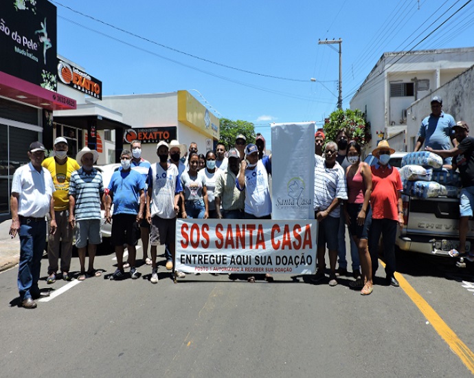  DANDO O EXEMPLO: moradores de Santa Albertina realizam campanha e doam alimentos para a Santa Casa de Jales 