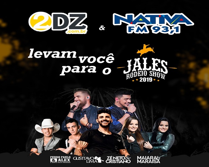 PROMOÇÃO: rádio Nativa Jales e 2DZ levam você para a Jales Rodeio Show sorteando permanente