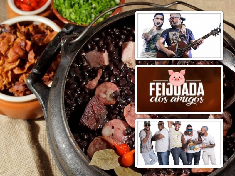 HUUUMMM: Cezar Tobal, Neto Soler e Diogo Viana preparam a terceira edição da Feijoada dos Amigos