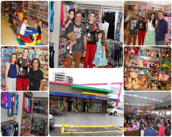KIDS: Karina Costa Chiaparini e Edi Carlos inauguram a Maanain Brinquedos, completa loja para crianças e adultos