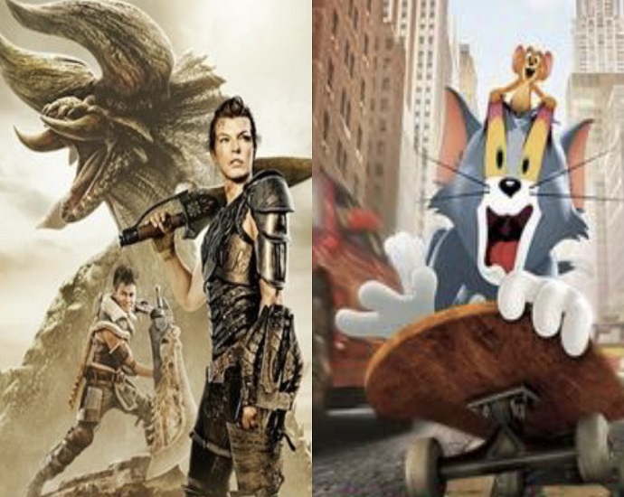 CINEMA: está em cartaz no Cine Jales, dois grandes filmes, Tom & Jerry e Monster Hunter