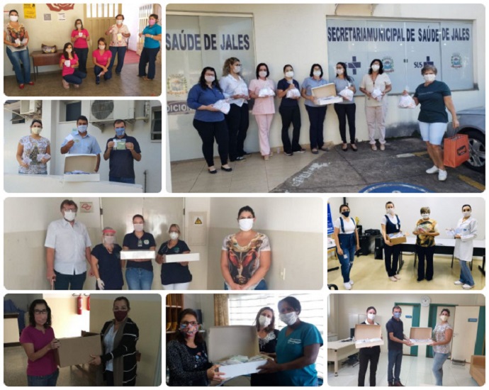 MÃOS DO BEM: projeto já doou 2.625 máscaras para a rede de saúde distribuir aos pacientes e pessoas necessitadas