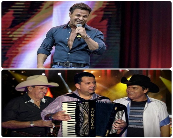 VIOLADA: Santa Fé do Sul terá shows com o cantor Eduardo Costa e o Trio Parada Dura nas férias